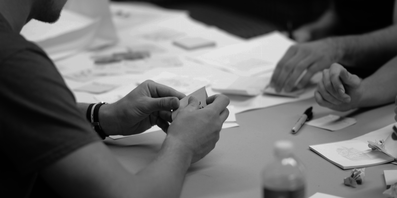 Web development meeting