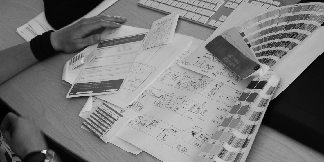 Print design colour swatches